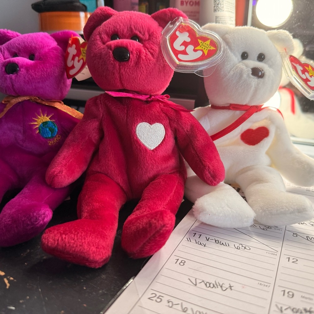 TY RARE BEANIE BABY Valentina Valentino and Millennum